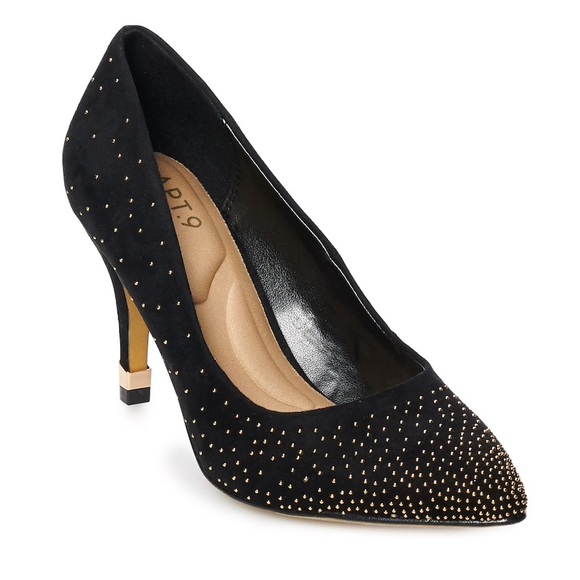 Apt. 9 Shoes - Apt 9 black and gold stunning heels